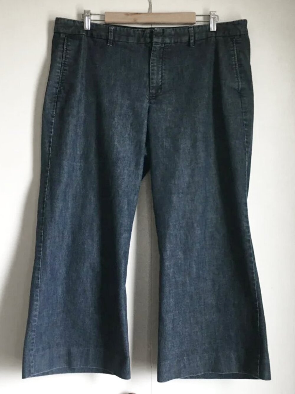 GAP Stretch Denim Regular Trouser Pants Blue Size 16